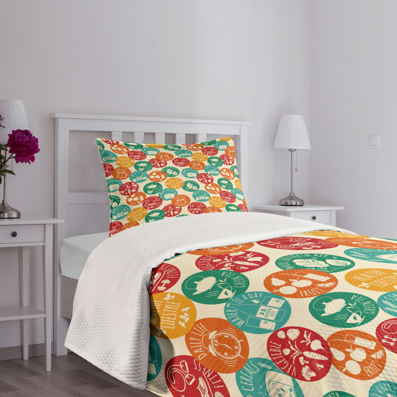 Healthy Life Bedspread Set