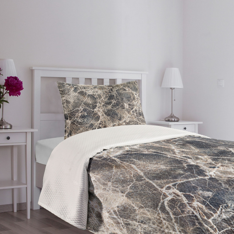 Ceramic Style Grunge Bedspread Set