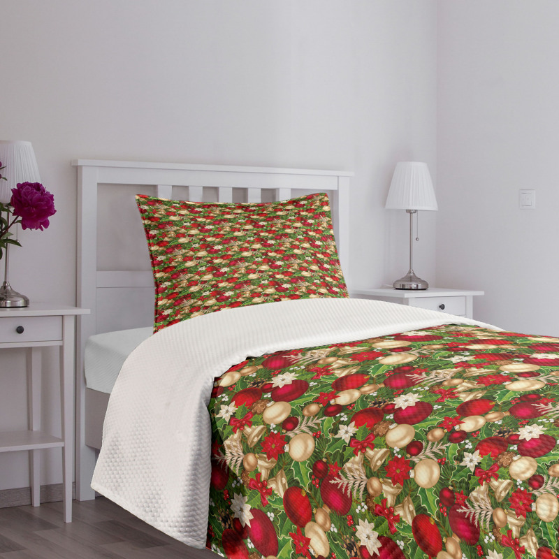 Tree Branches Bells Bedspread Set