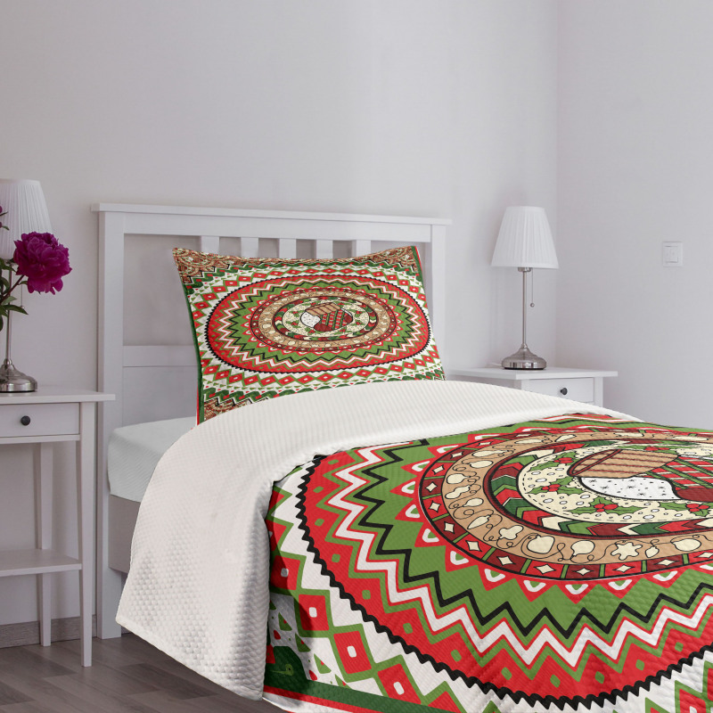 Circles Sock Bedspread Set