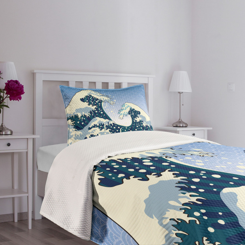 Ocean Wind Art Bedspread Set