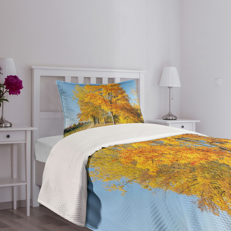Maple Trees Countryside Bedspread Set