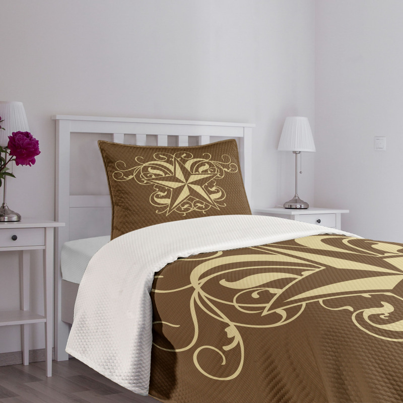 Baroque Swirl Bedspread Set