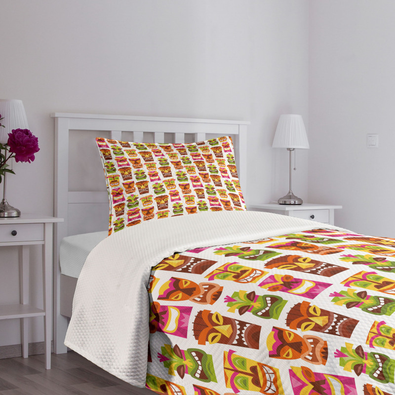 Retro Hawaiian Bedspread Set