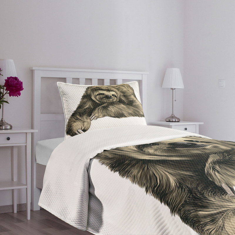 Tropical Animal Smiling Bedspread Set