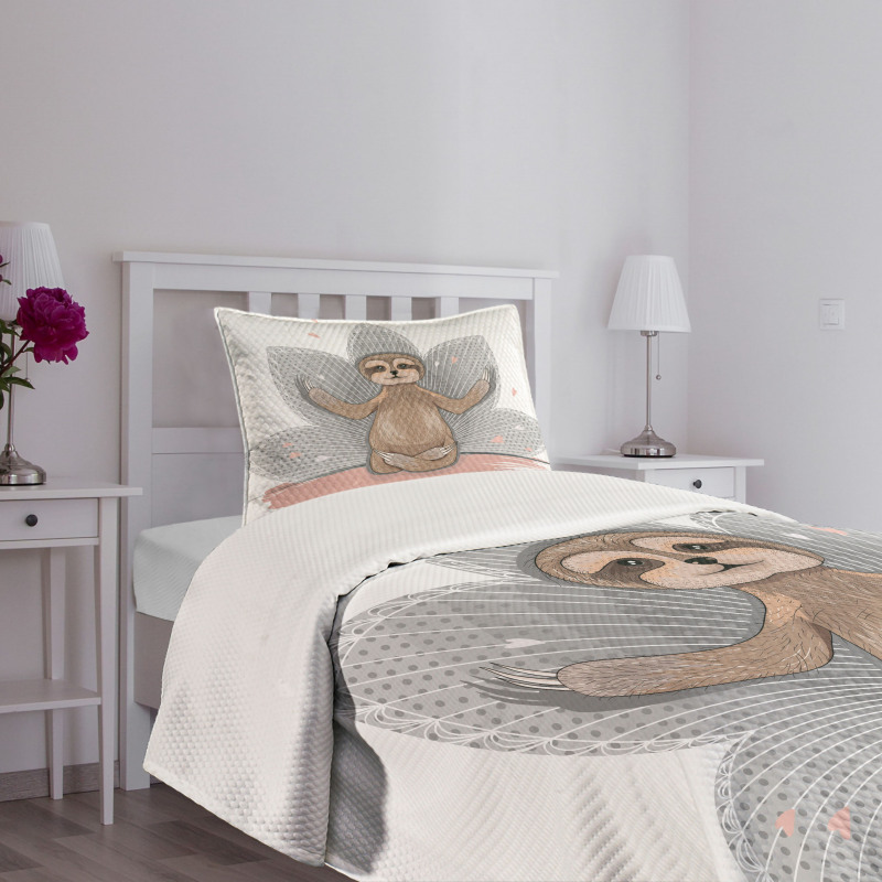 Little Sloth Meditation Bedspread Set