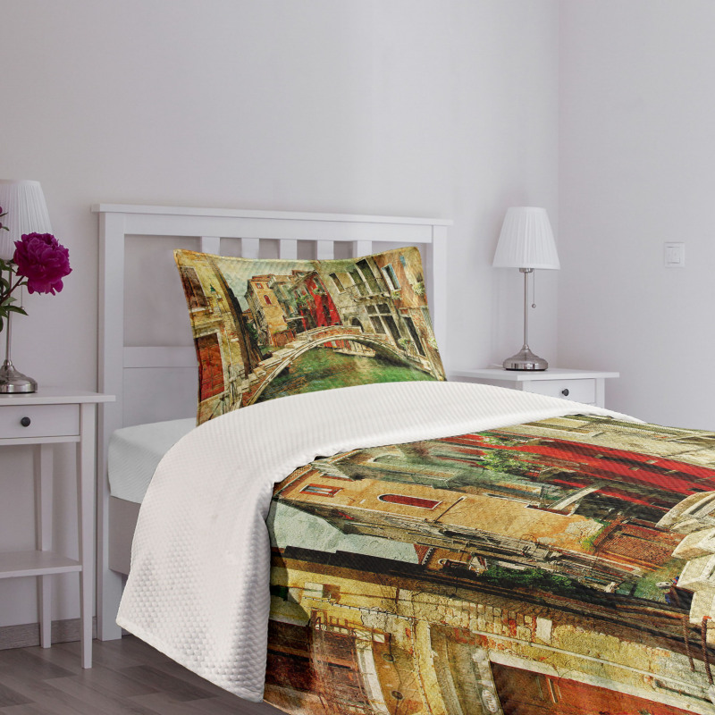 Historic Landscape Art Bedspread Set