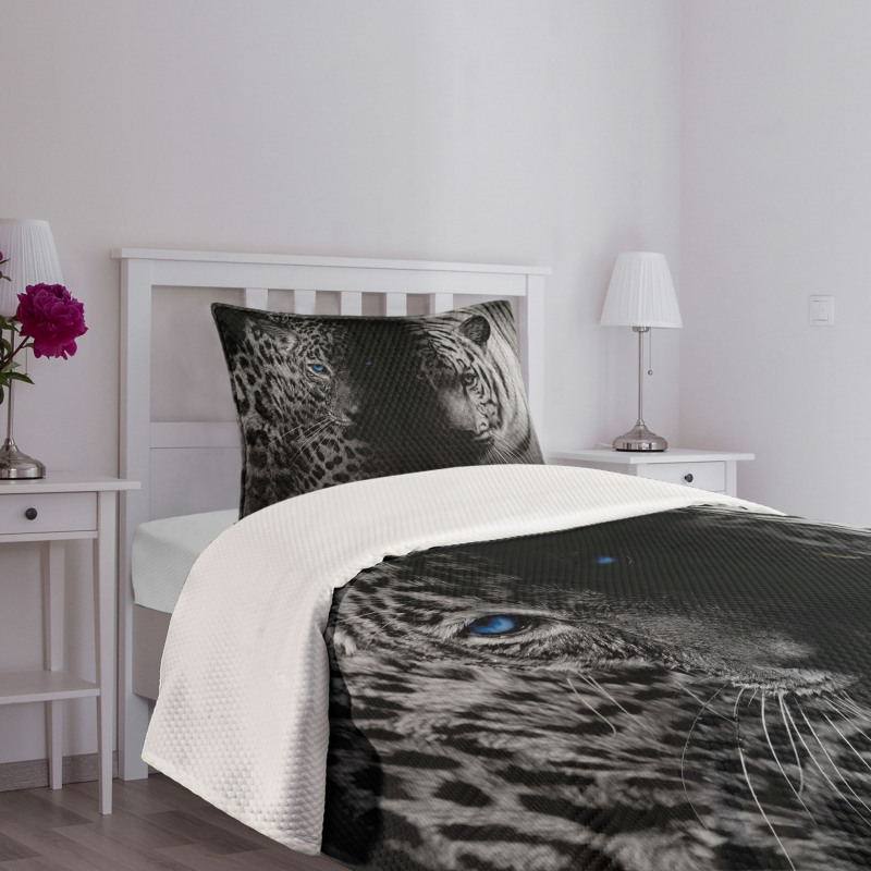 Wild Leopards Bedspread Set