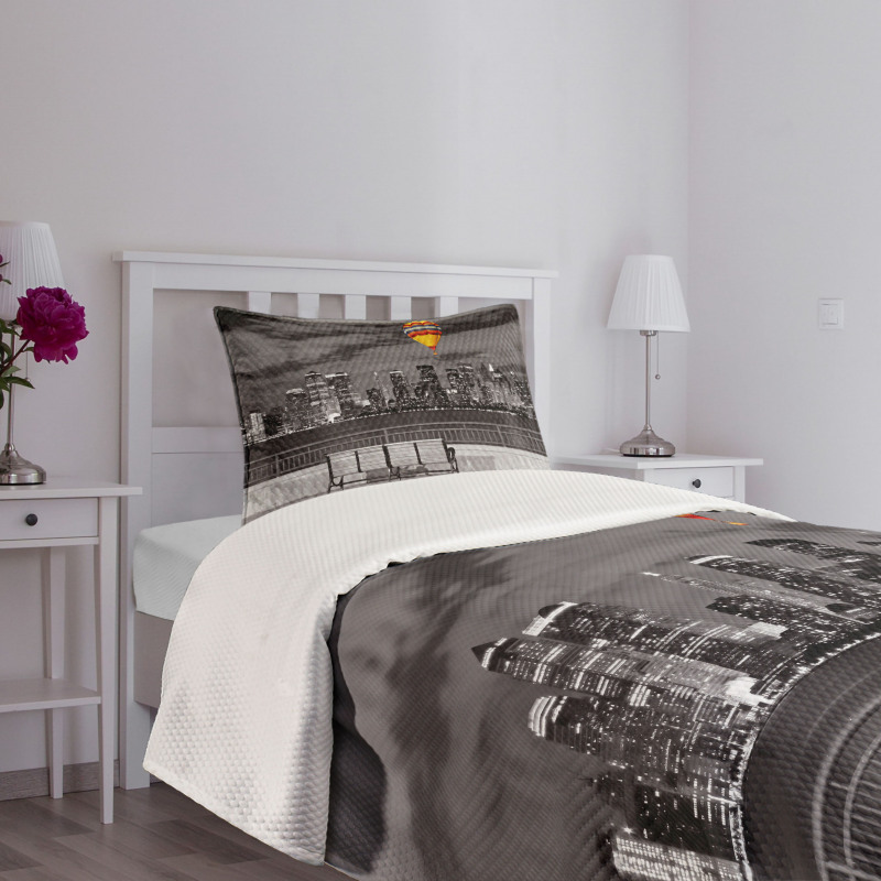 NYC Skyline Bedspread Set