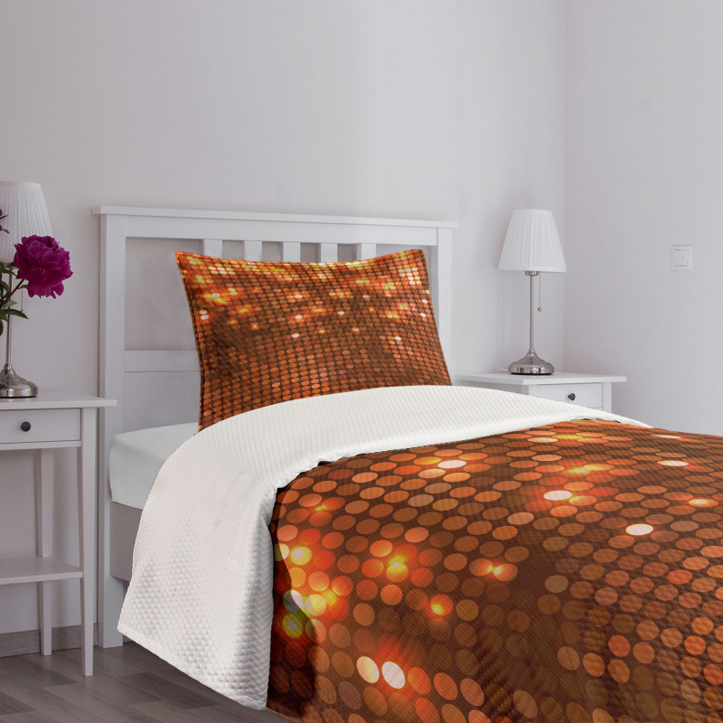 Vivid Dots Mosaic Bedspread Set