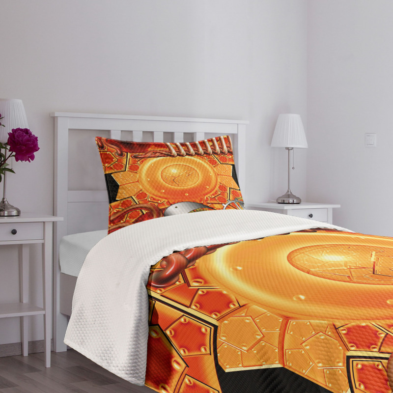 Retro Gear Technology Bedspread Set