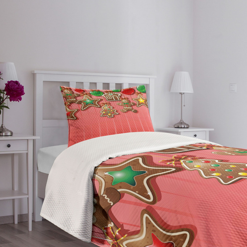 Symbolic Pastry Bedspread Set