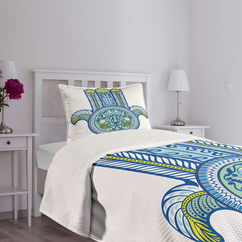 Mysticism Koi Fish Bedspread Set