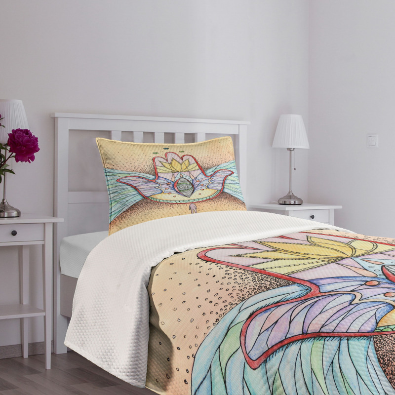 Wings Eye Mystical Bedspread Set