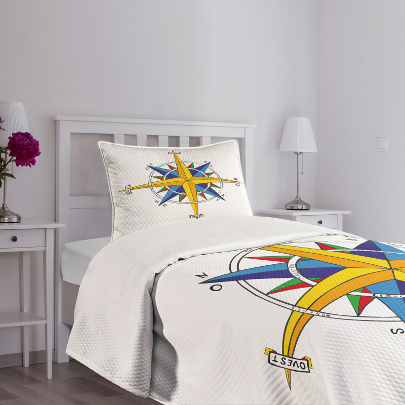 Colorful Marine Life Bedspread Set