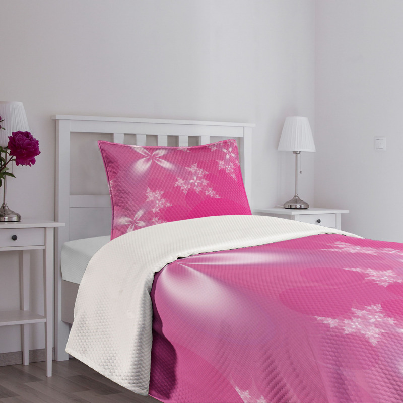 Vibrant Floral Modern Bedspread Set