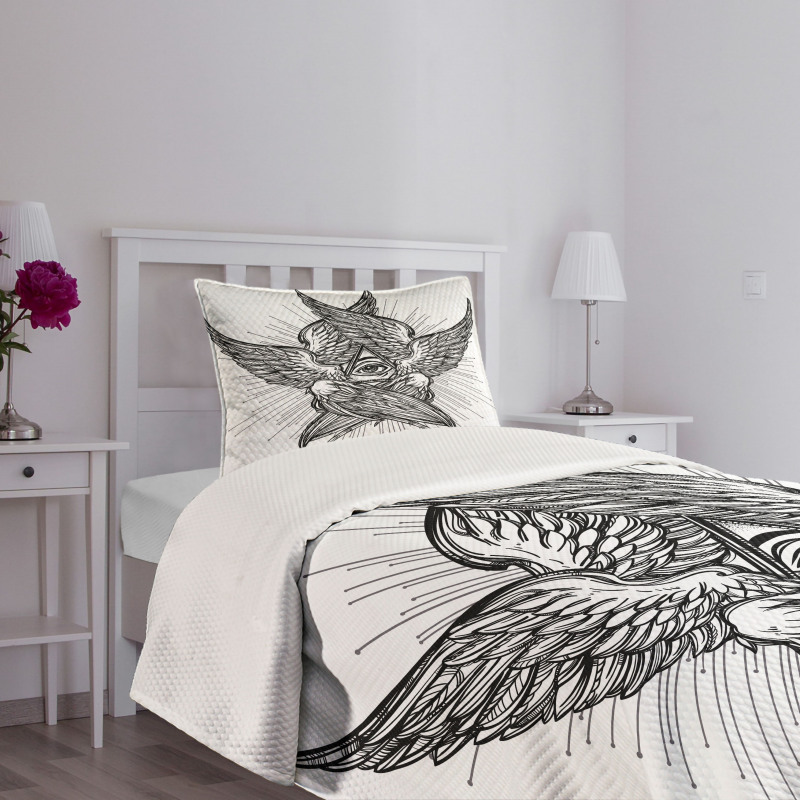 Providence Vintage Angel Bedspread Set