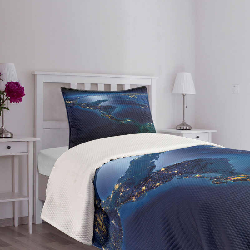 Central America Countries Bedspread Set