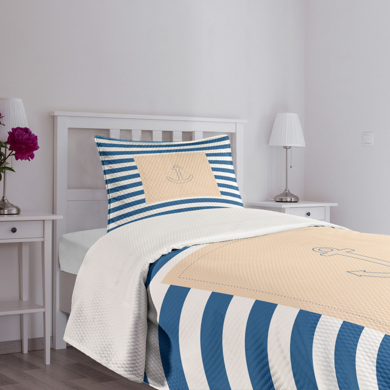 Maritime Anchor Bedspread Set