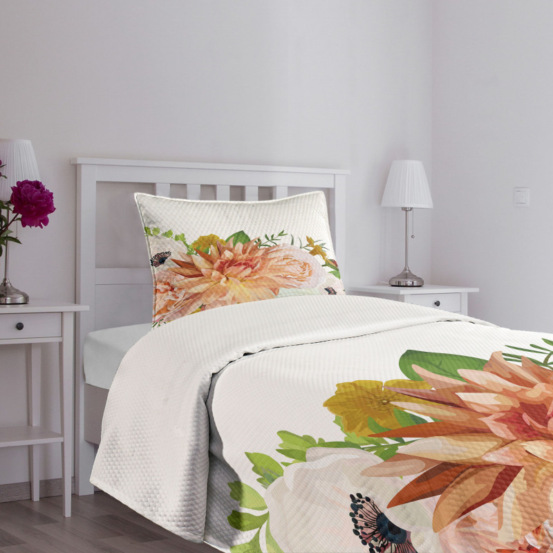 Fresh Leaves Bedspread Set