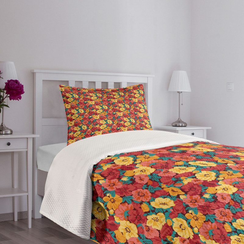 Retro Romantic Bedspread Set