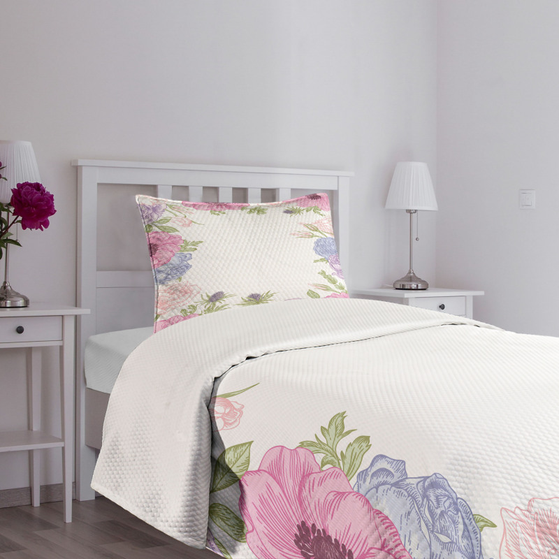 Summer Flora Bedspread Set