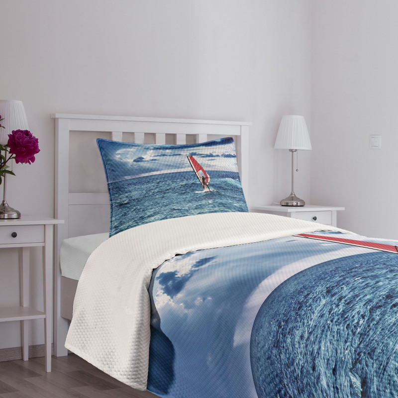 Windsurfer on Sea Bedspread Set