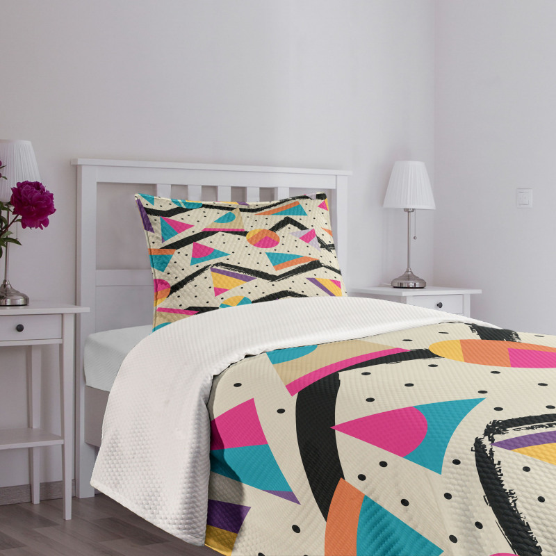 80s Funky Memphis Fashion Bedspread Set