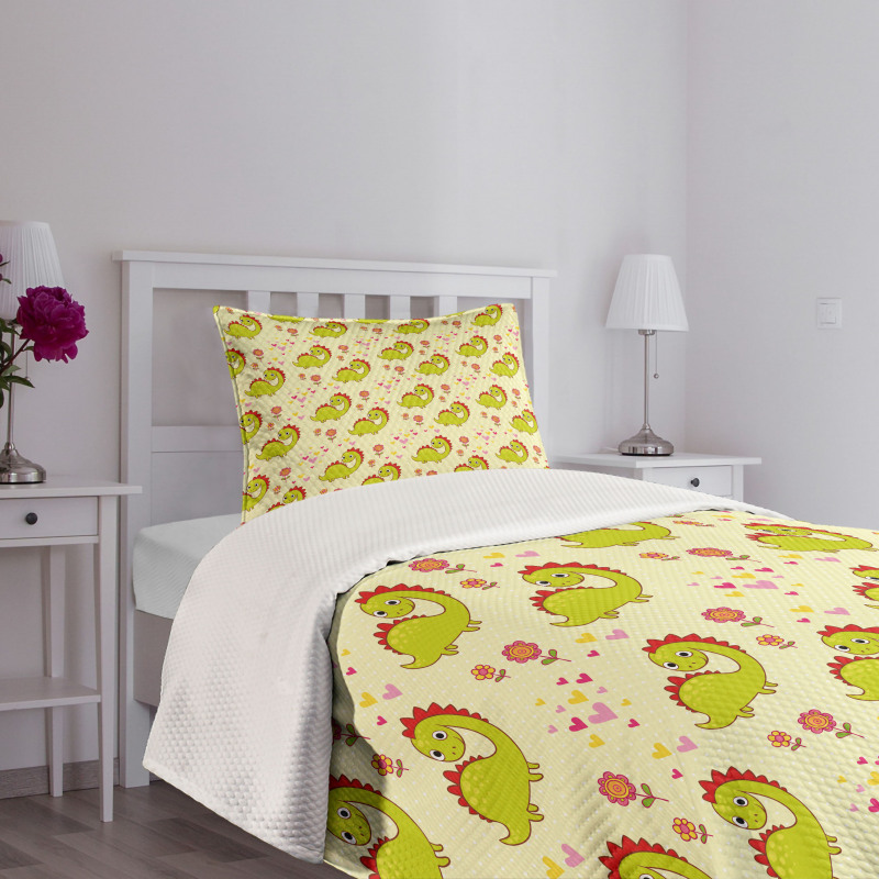 Dinosaur Bedspread Set