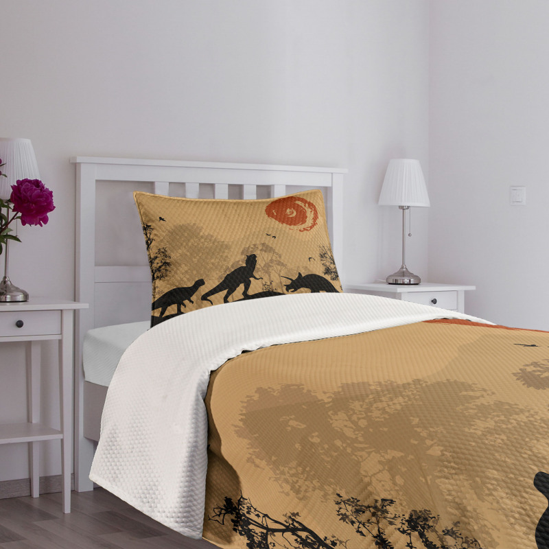 Prehistoric Wilderness Bedspread Set