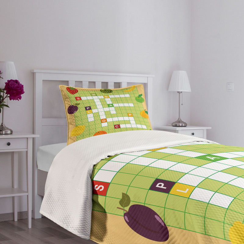 Summer Fruit Bedspread Set