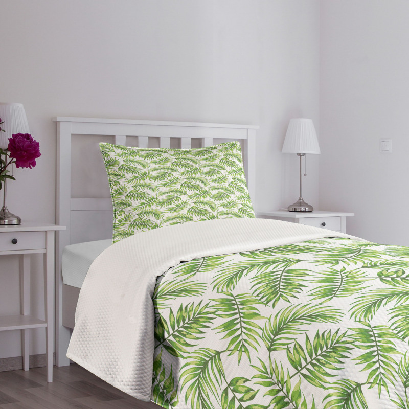 Exotic Tree Hawaiian Bedspread Set