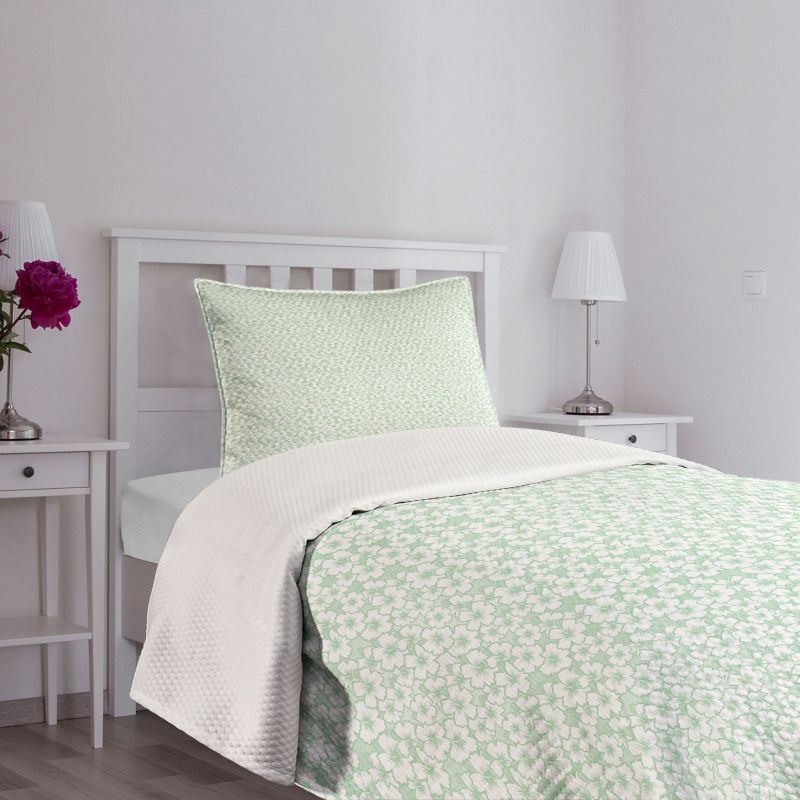 Fresh Springtime in Hawaii Bedspread Set