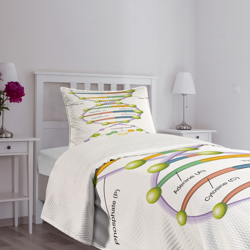 Genetic Code Fun Bedspread Set