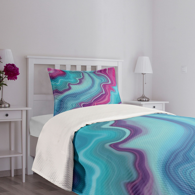 Abstract Color Formation Bedspread Set