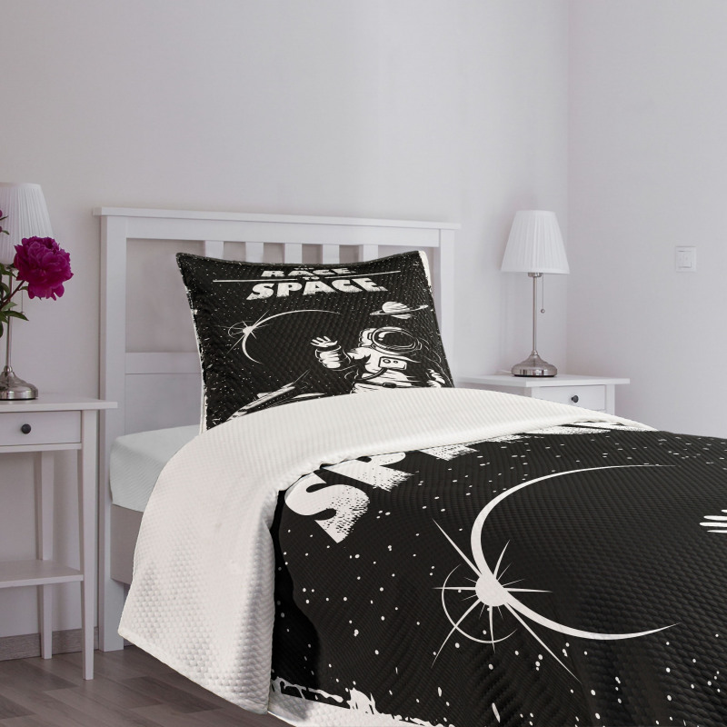 Race to Space Bedspread Set