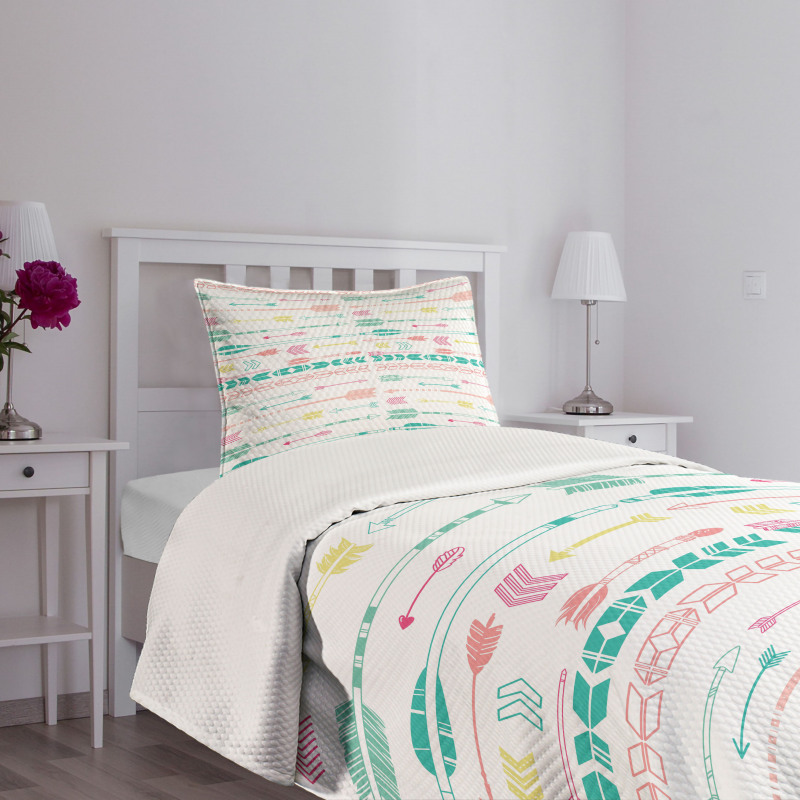 Pastel Boho Art Bedspread Set