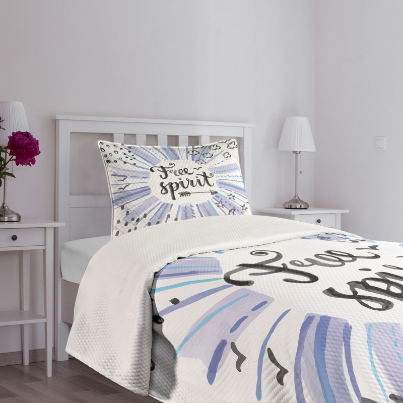 Free Spirit Star Moon Bedspread Set