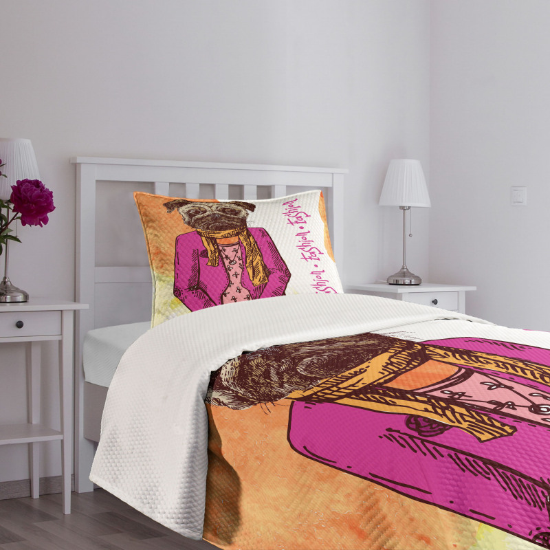 Fashion Scarf Jacket Bedspread Set