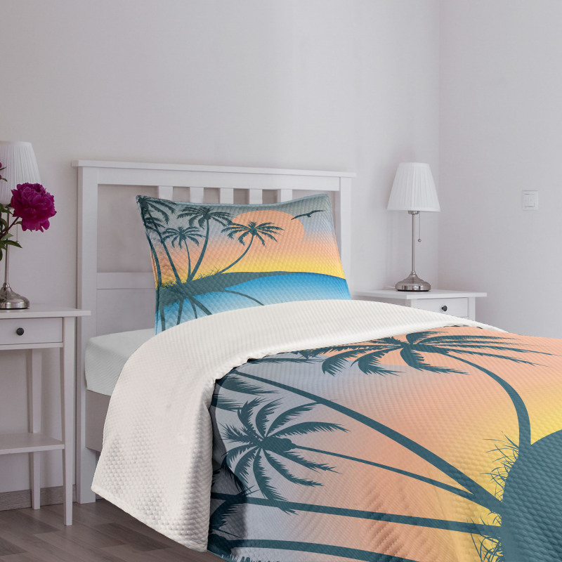 Tropical Island Exotic Bedspread Set