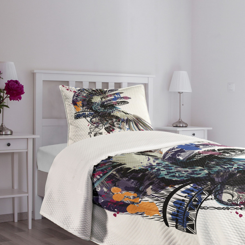 Boho Fashion Theme Bedspread Set