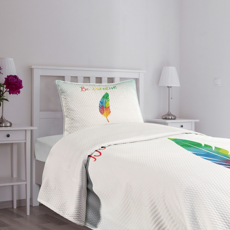 Rainbow Quill Creative Bedspread Set