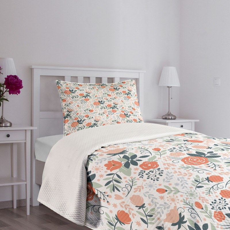 Shabby Nature Botanical Bedspread Set