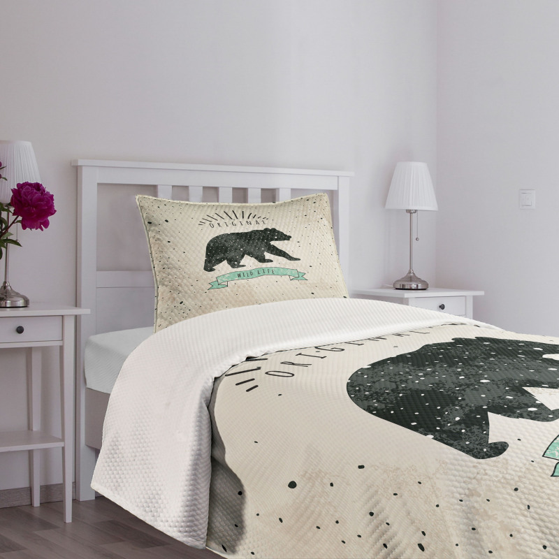 Vintage Wildlife Bedspread Set