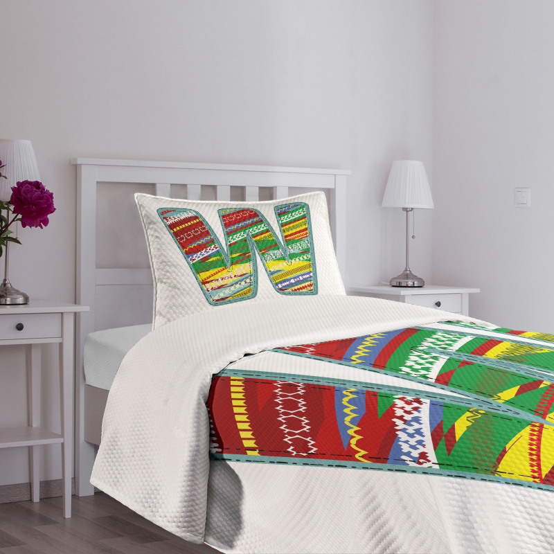 W Boho Eastern African Bedspread Set