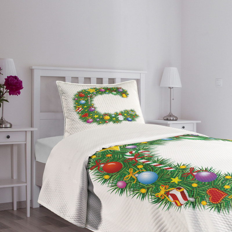 Celebration Design Bedspread Set