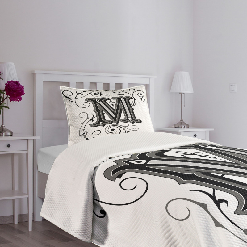 Eastern Abstract M Bedspread Set