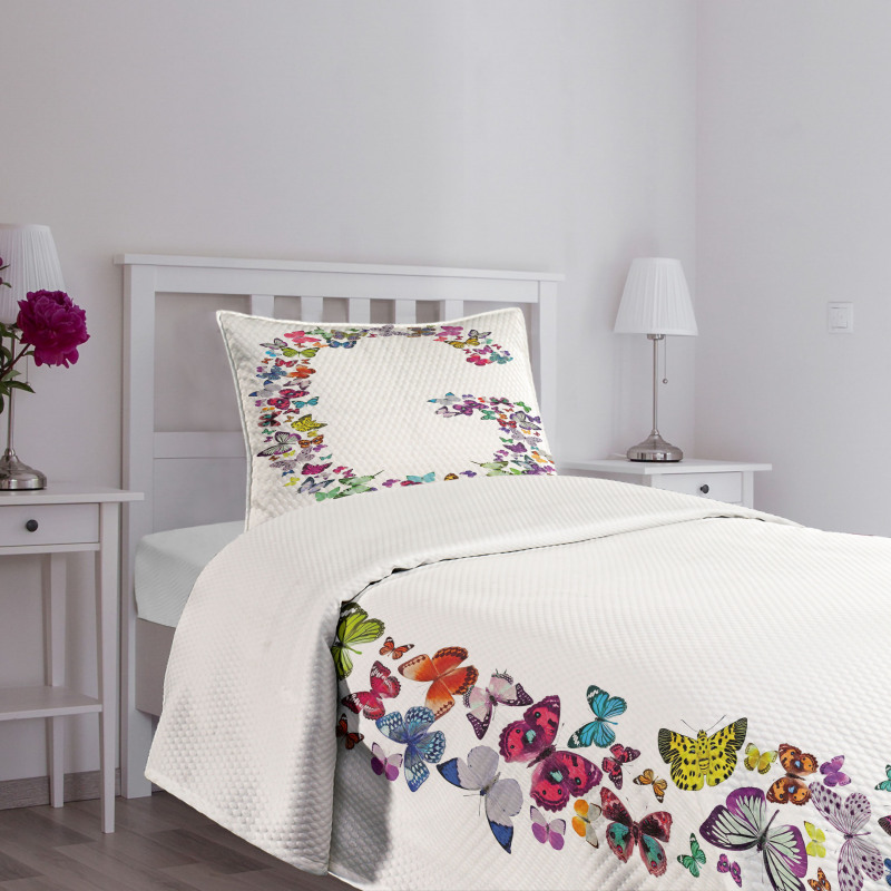 Exotic Butterflies Bedspread Set