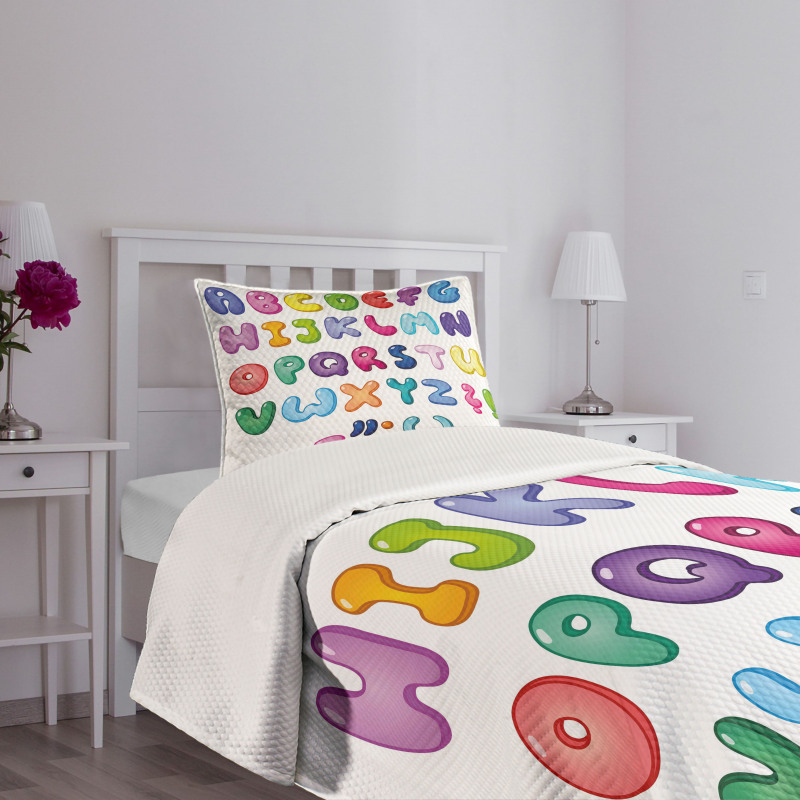 Bubble Shaped Colorful Bedspread Set