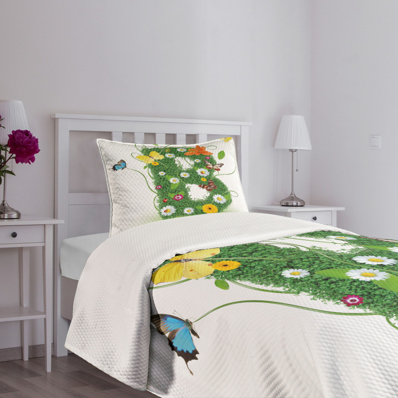 Flourish Daisy Garden Bedspread Set